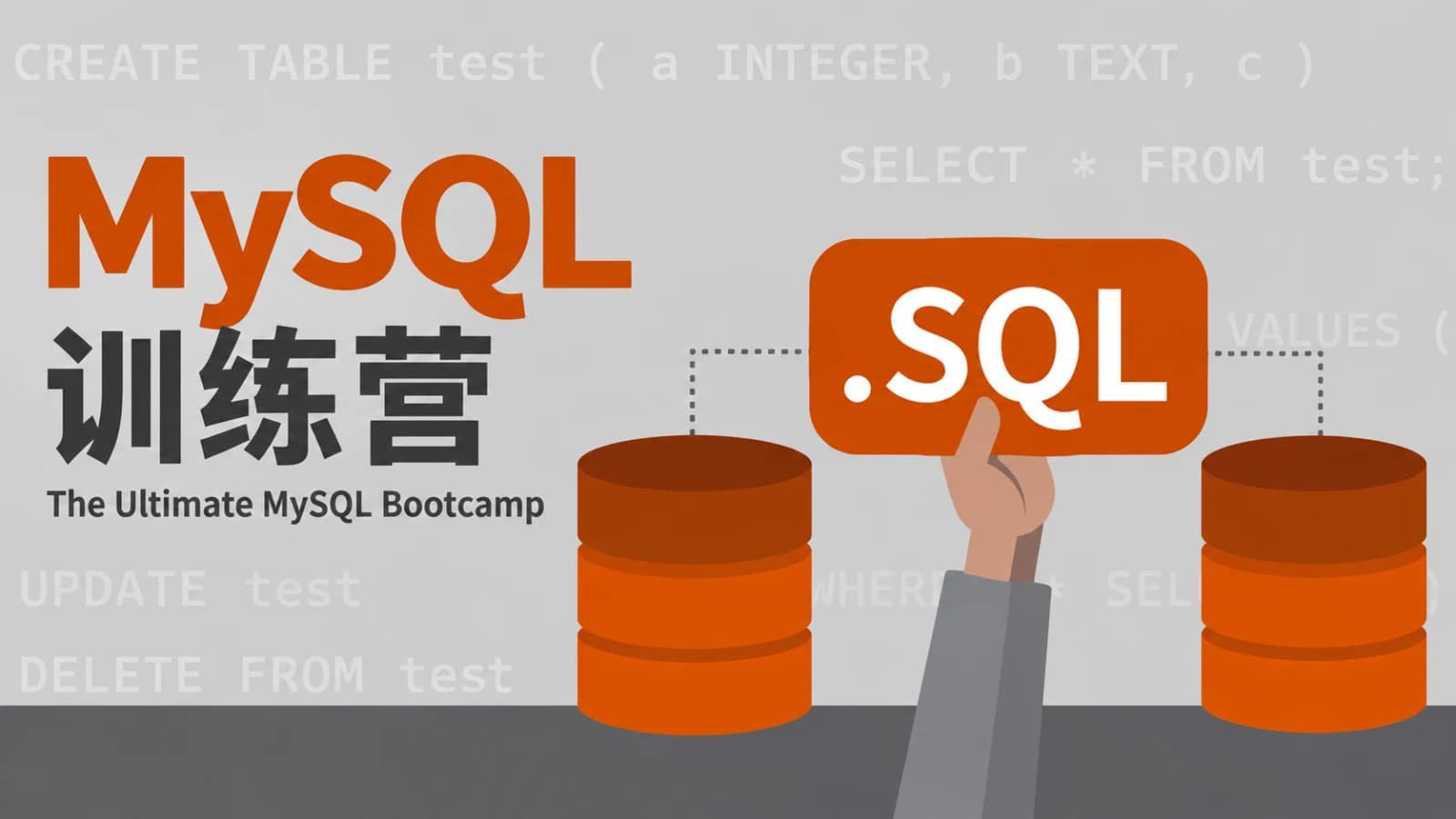 网络整理终极MySQL训练营: 从SQL初学者到专家 | The Ultimate MySQL Bootcamp:...