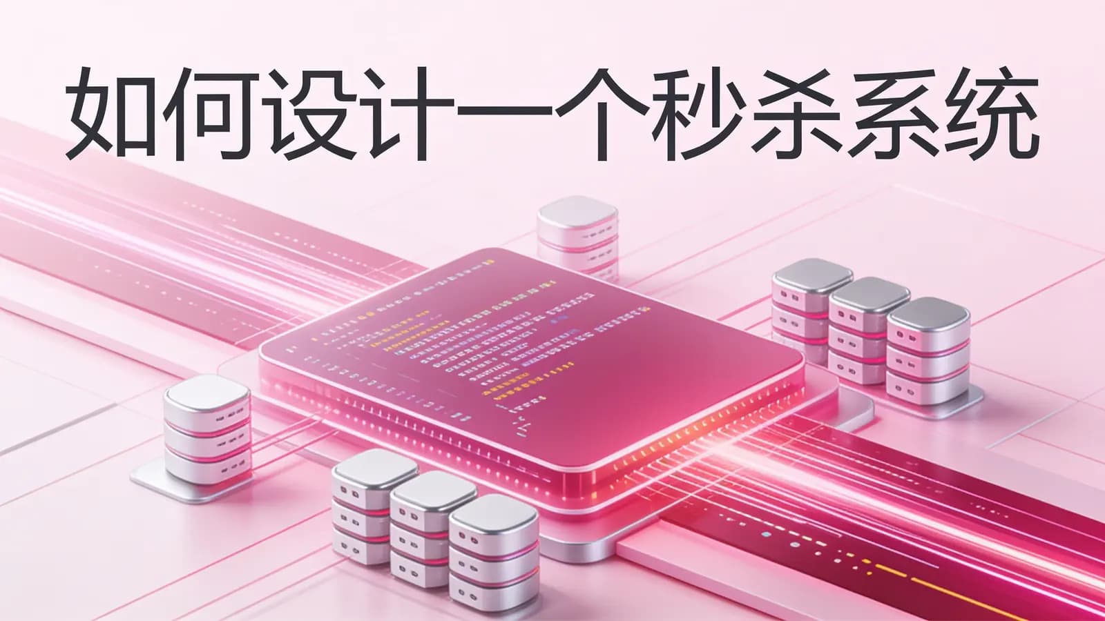 极客时间极客时间 - 如何设计一个秒杀系统