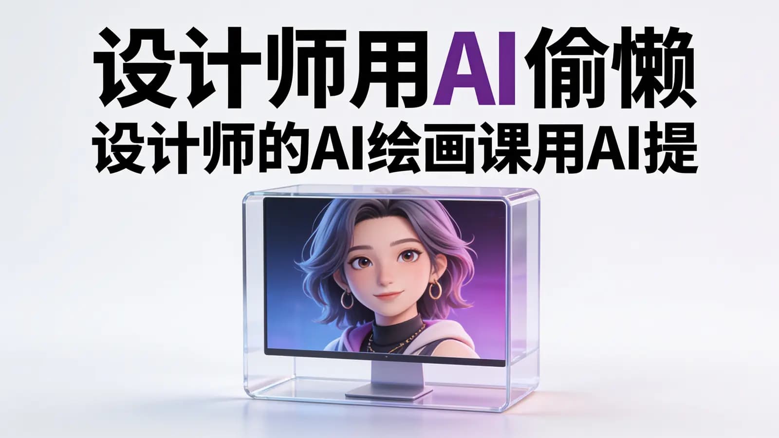 设计师用AI偷懒 设计师的AI绘画课用AI提高效率谢安妮