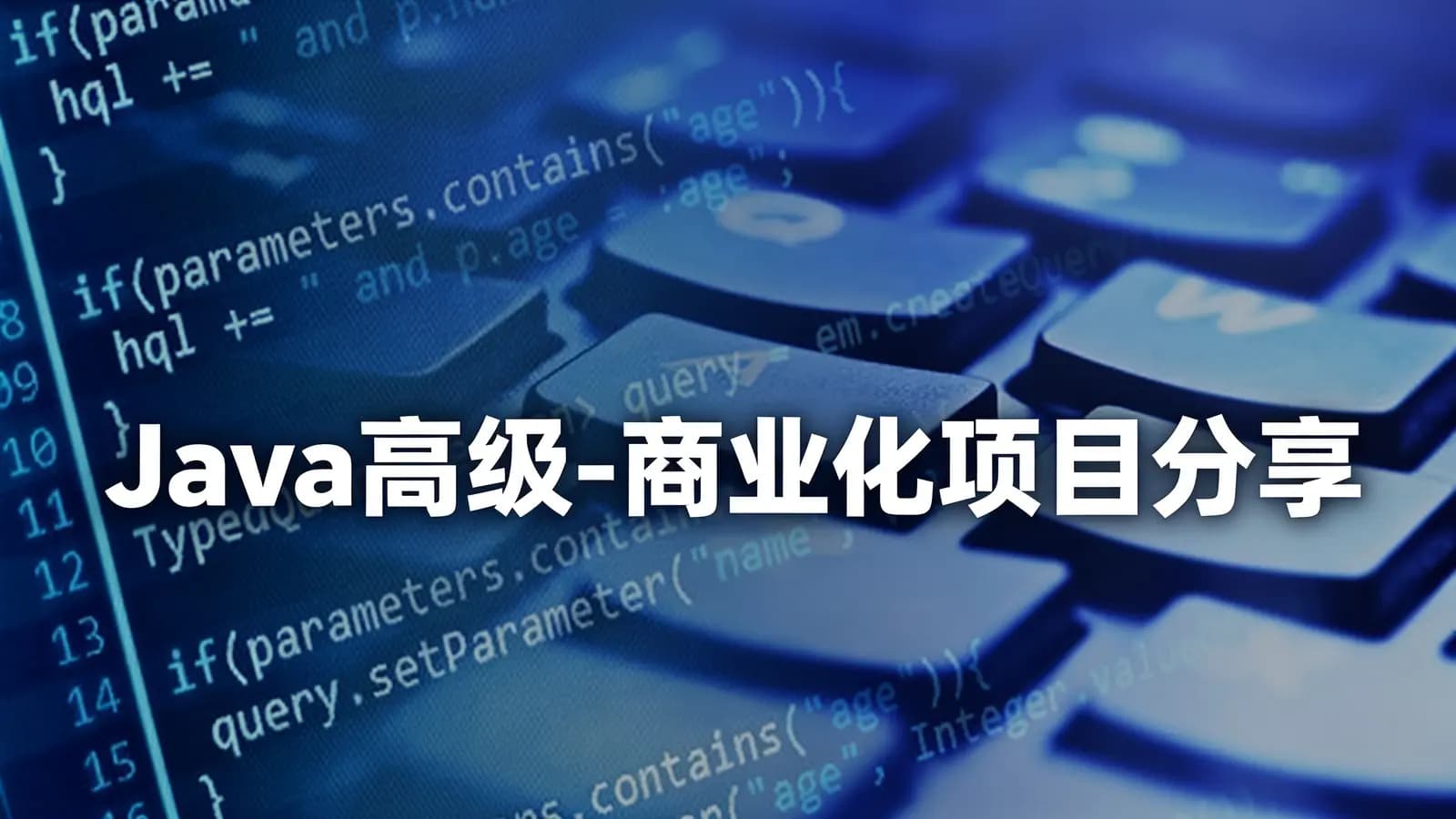 网络整理Java高级-商业化项目分享