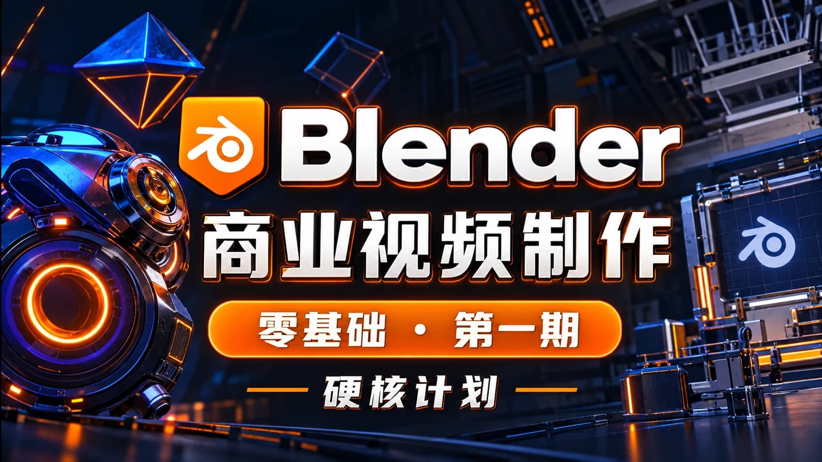 硬核计划 - 零基础Blender商业视频制作特训班第一期