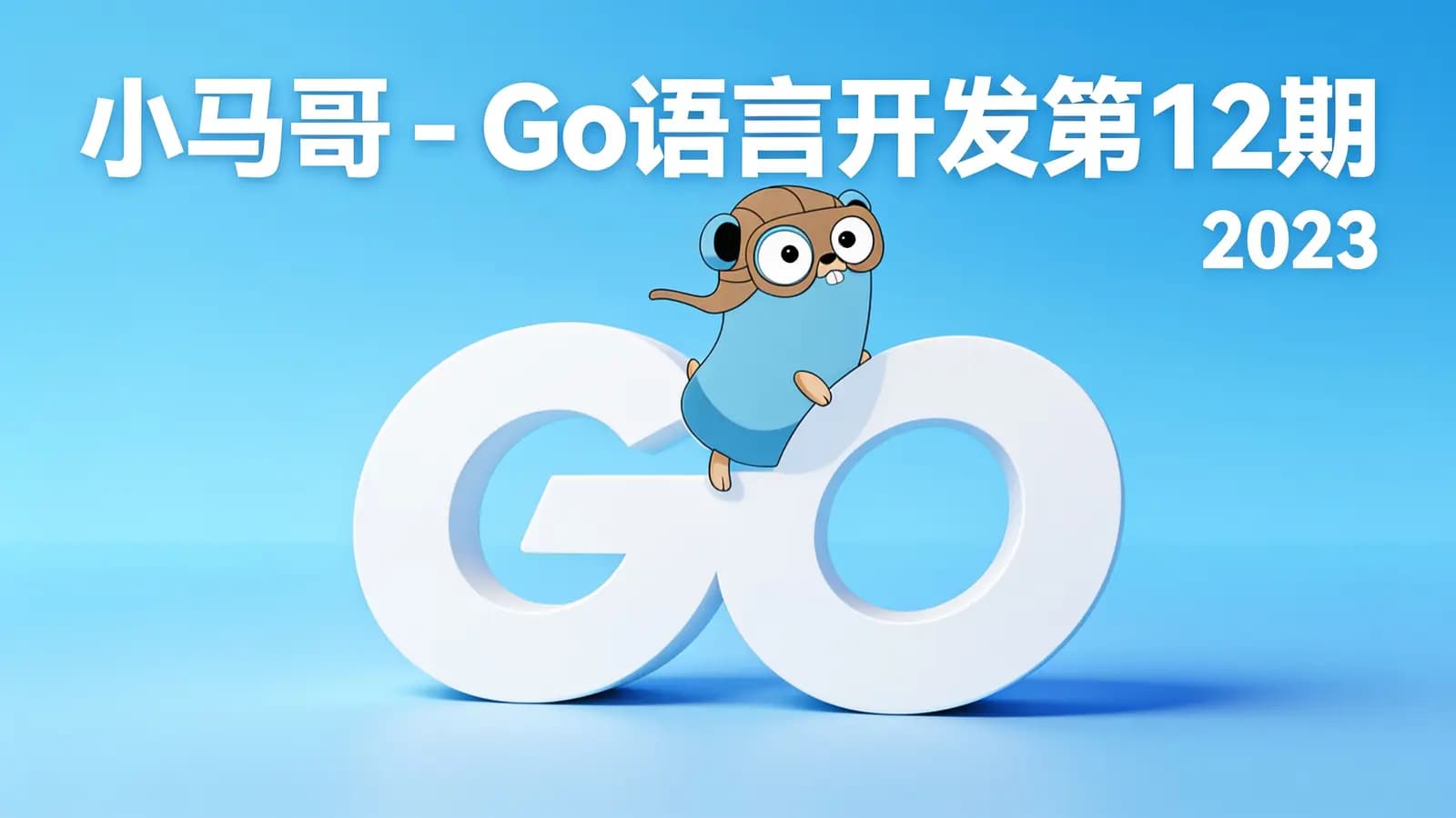 网络整理小马哥 - Go语言开发第12期 2023