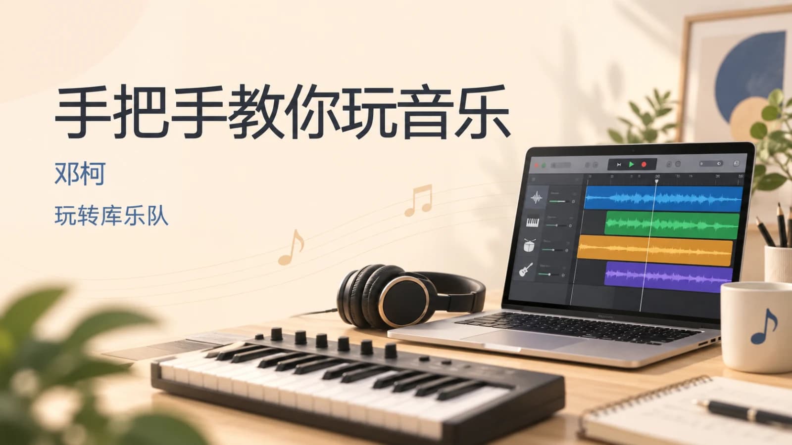 极客时间 - 手把手教你玩音乐(HTML+MP3+PDF完结)