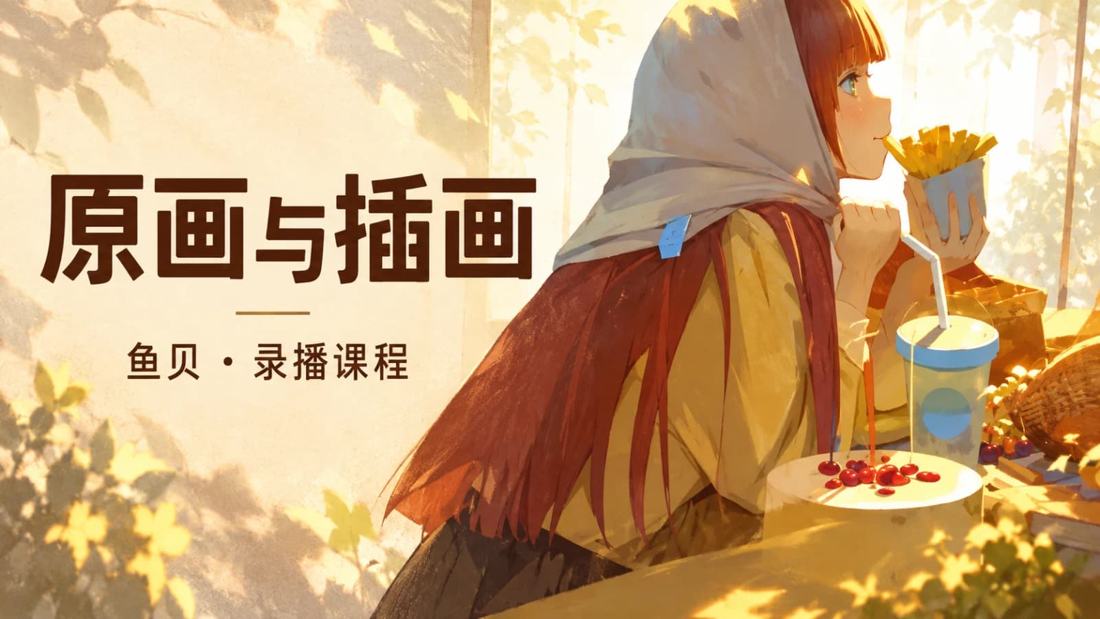鱼贝 - 原画插画全套录播课程