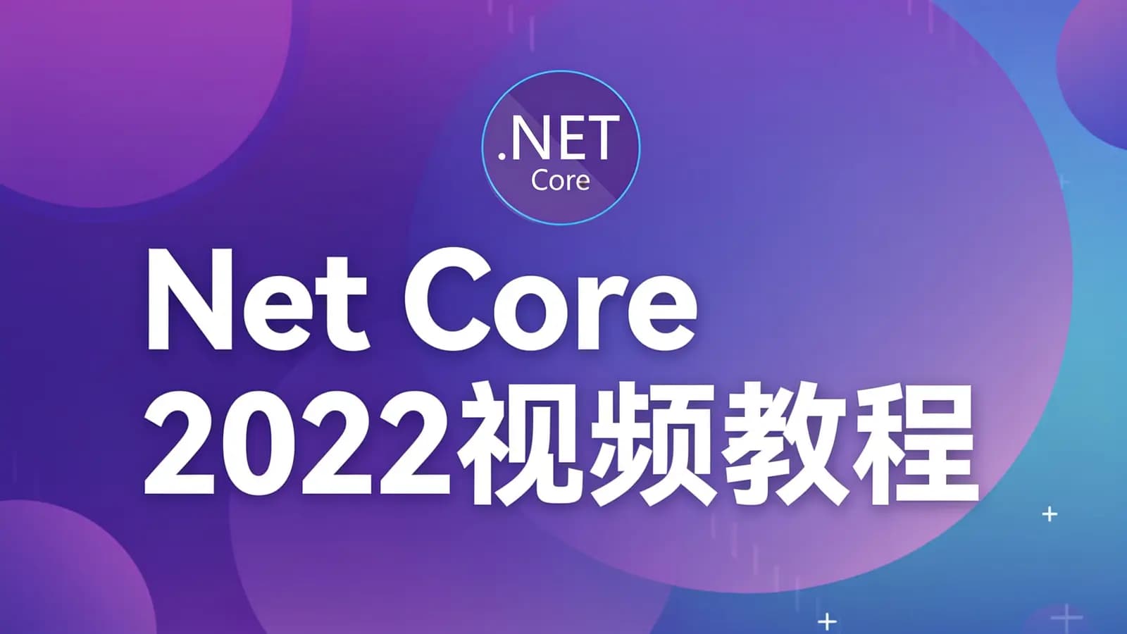 Net Core 2022视频教程