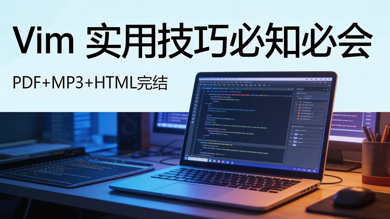 极客时间 - Vim 实用技巧必知必会(PDF+MP3+HTML完结)