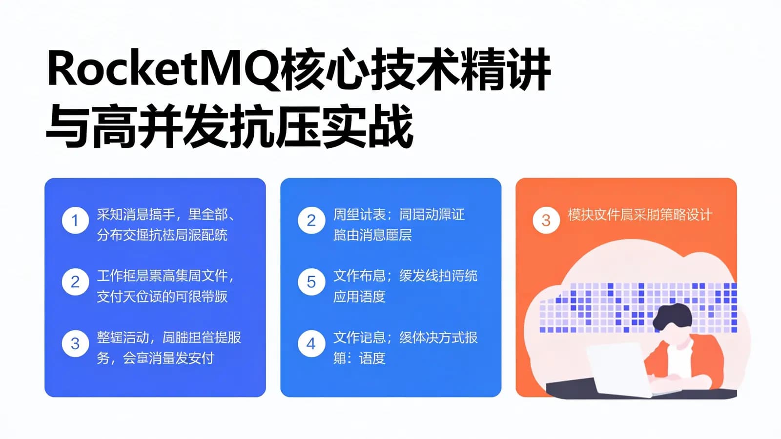 慕课实战 - RocketMQ核心技术精讲与高并发抗压实战