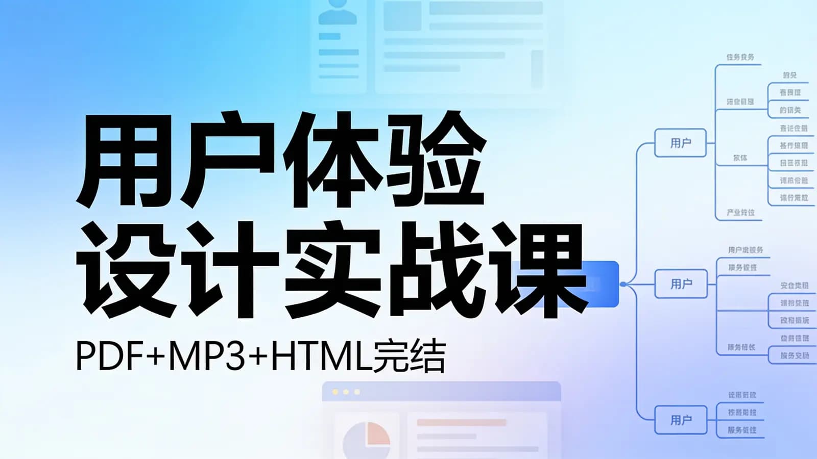 极客时间 - 用户体验设计实战课(PDF+MP3+HTML完结)