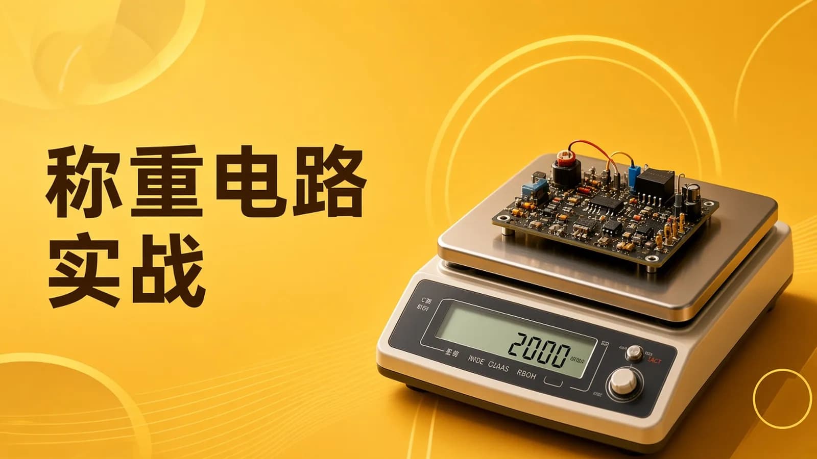 称重电路二合一-运算放大器实战项目