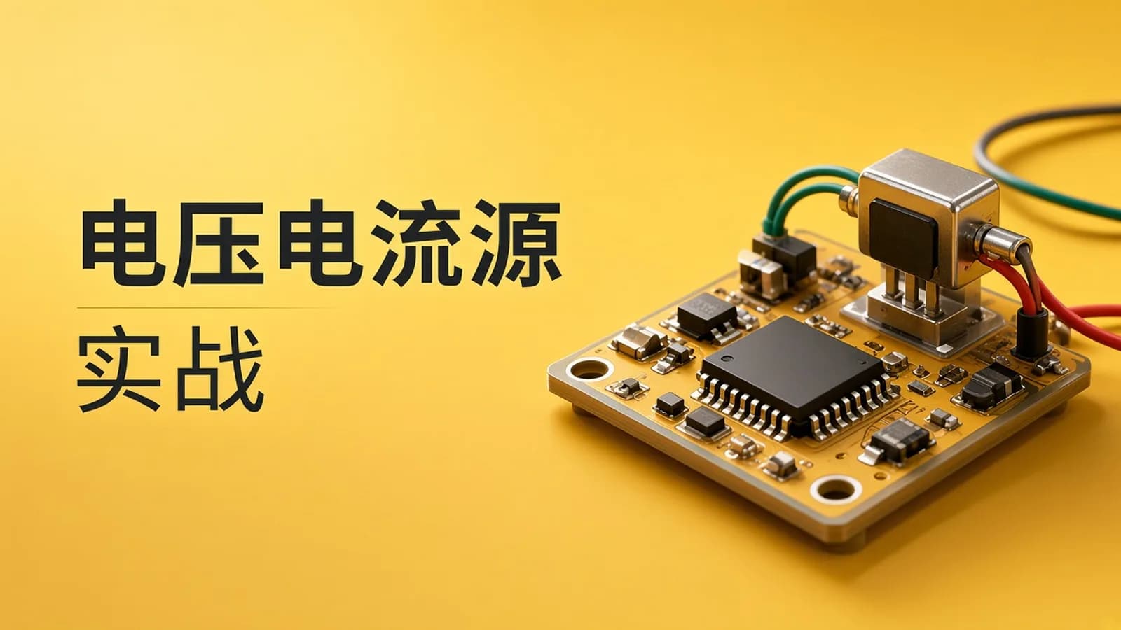 精密电压电流源模块-运算放大器实战项目