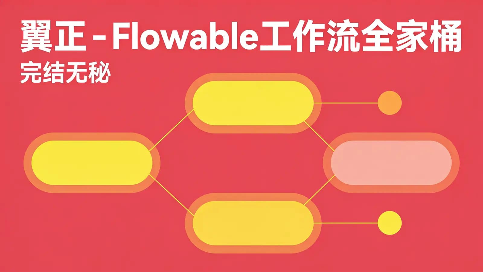 翼正 - Flowable工作流全家桶 |完结无秘