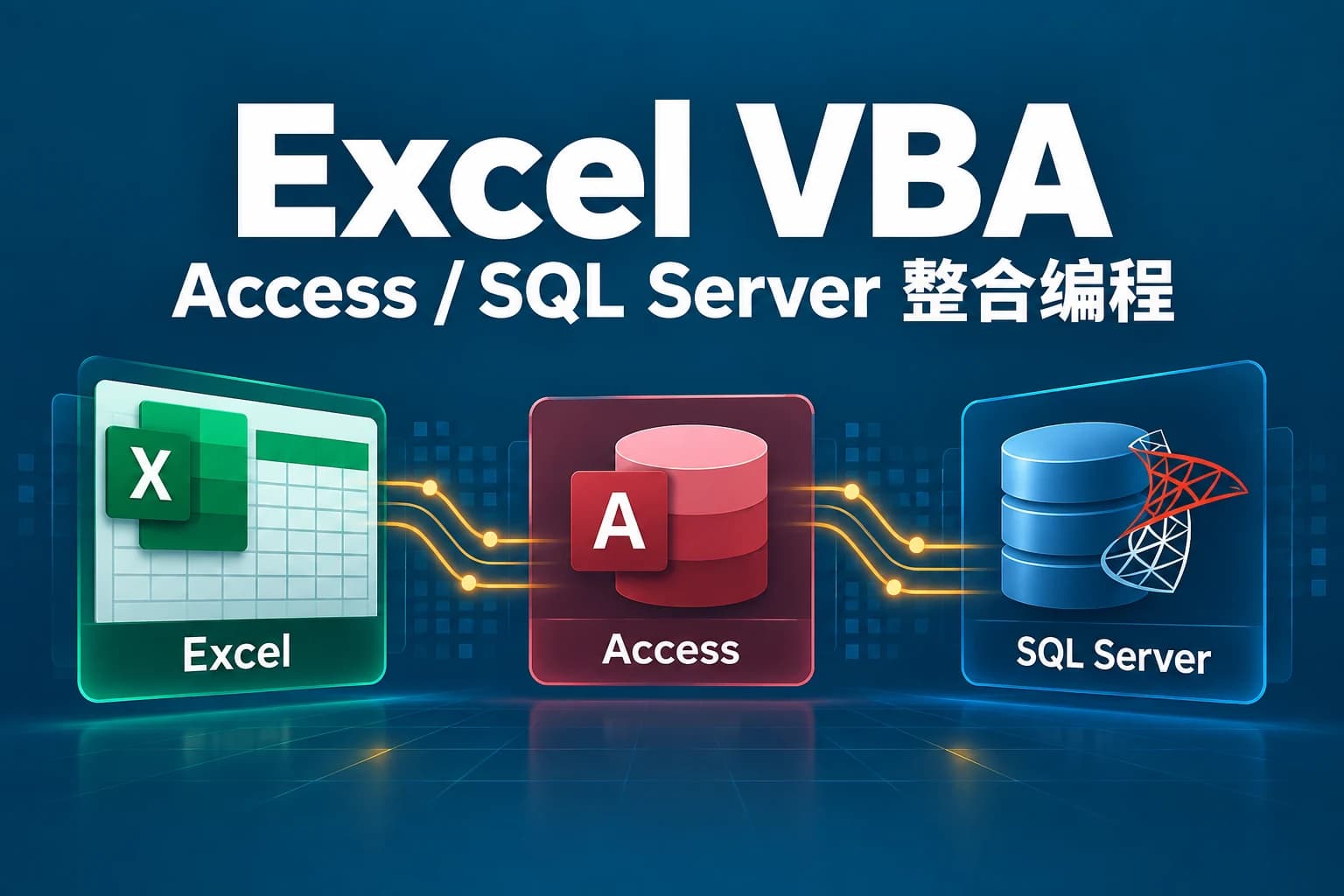 ExcelVBA整合AccessSQLServer编程独家
