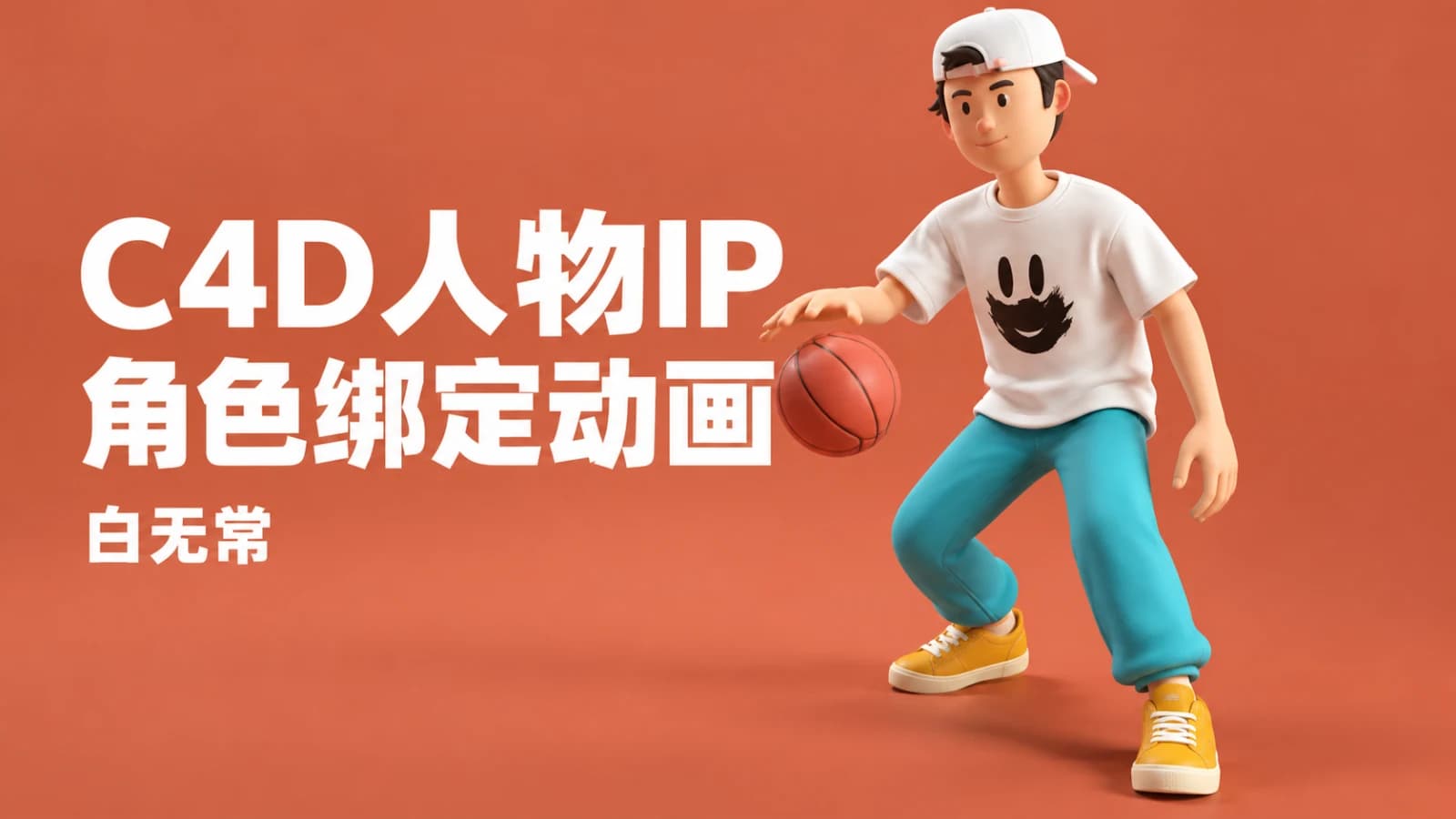 白无常 - C4D人物ip角色绑定动画教程