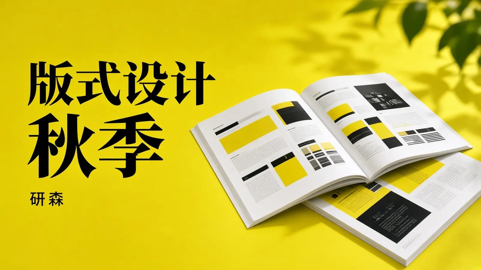 网络整理研习设研森版式设计训练营2022秋季班
