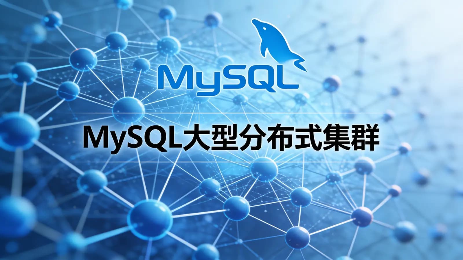 网络整理MySQL大型分布式集群