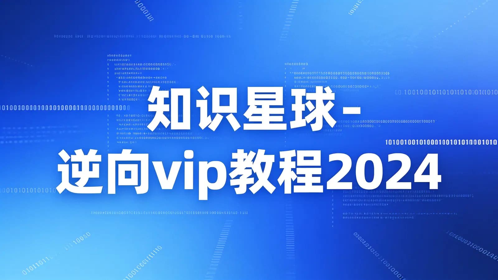 知识星球 - 逆向vip教程2024