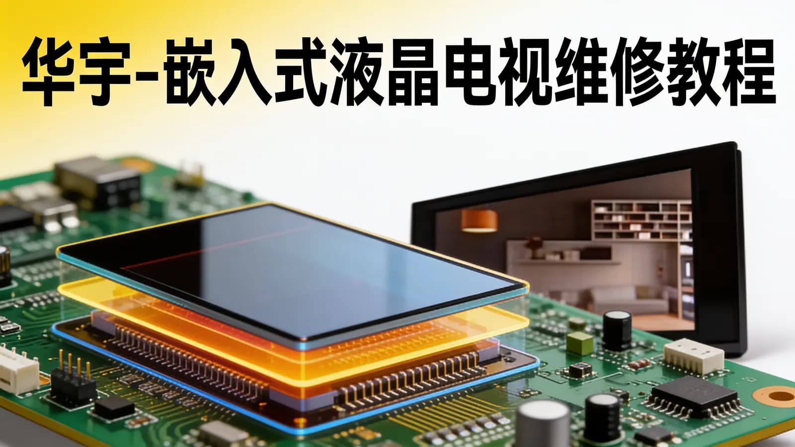 网络整理华宇 - 嵌入式液晶电视维修教程