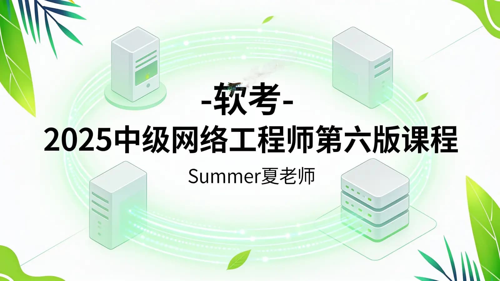 软考 - 2025中级网络工程师第六版课程 – Summer夏老师
