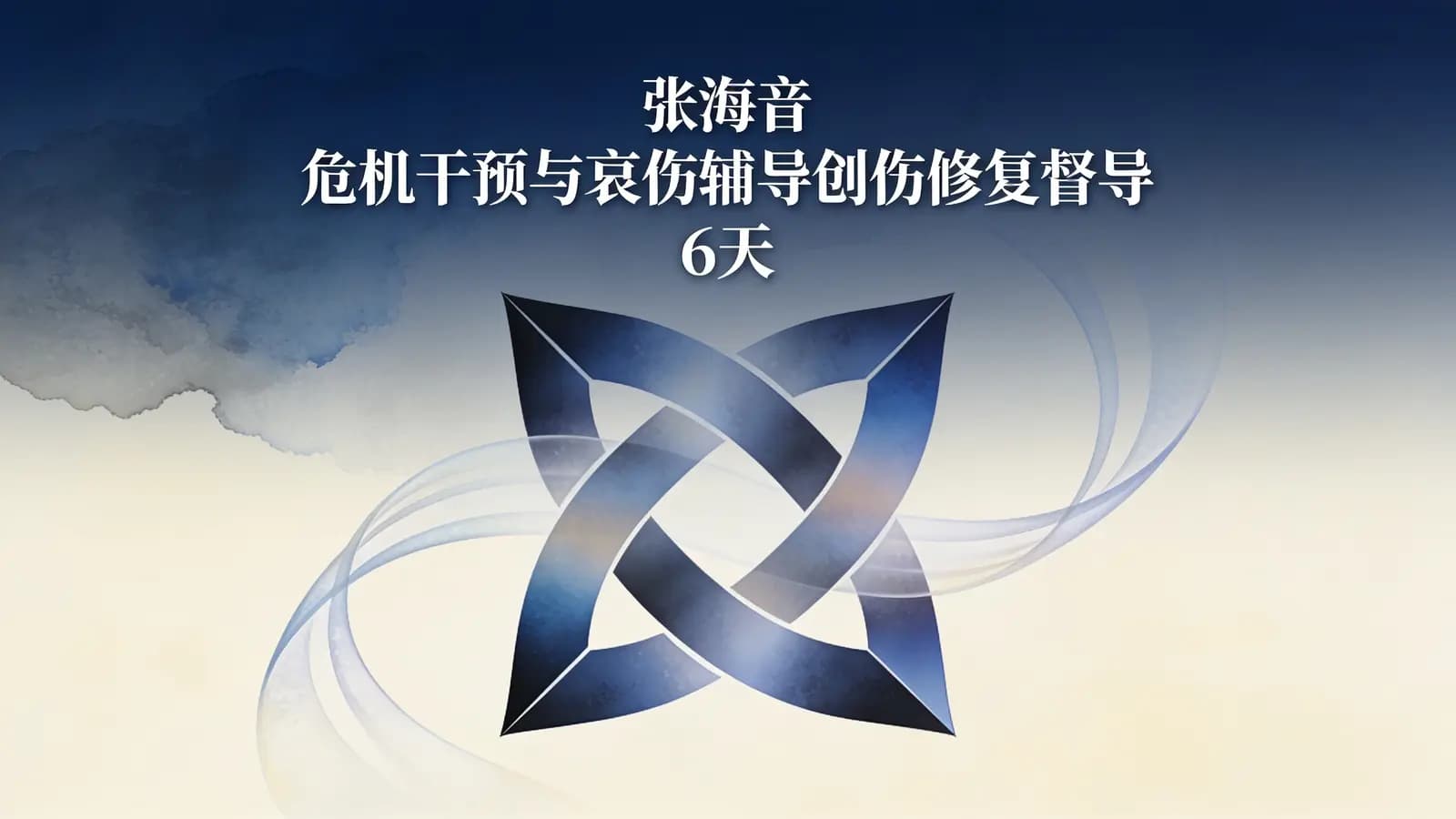 网络整理张海音 危机干预与哀伤辅导创伤修复督导 6天现场录音