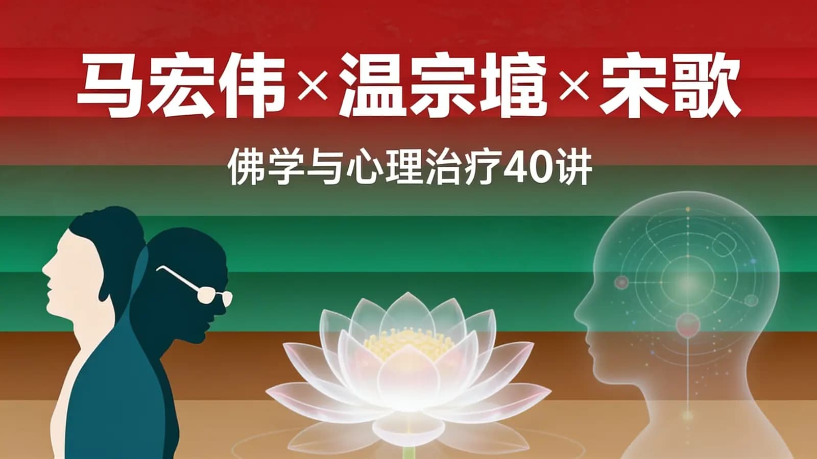 马宏伟×温宗堃×宋歌:佛学与心理治疗40讲