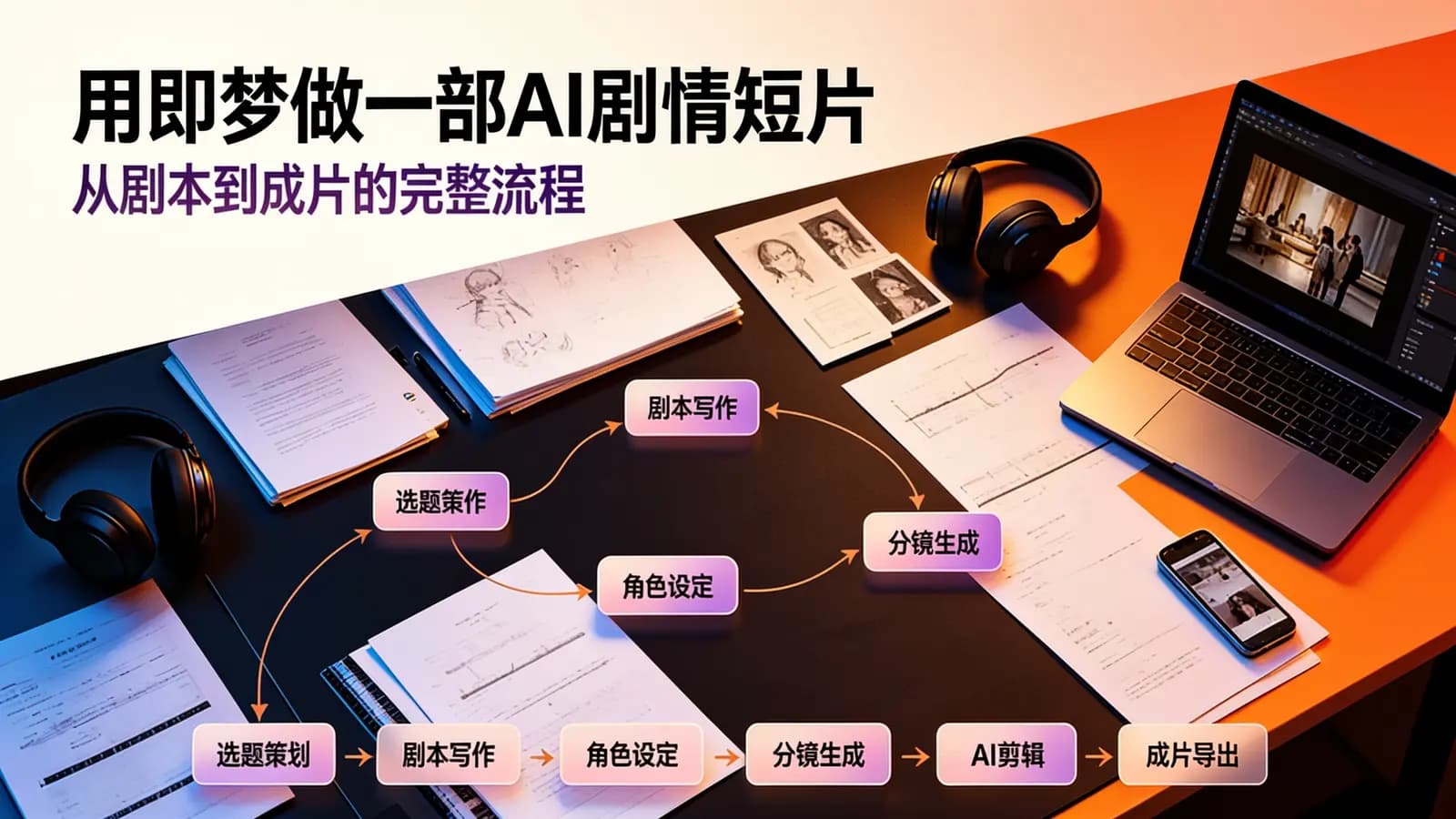 用即梦做一部AI剧情短片:从剧本到成片的完整流程