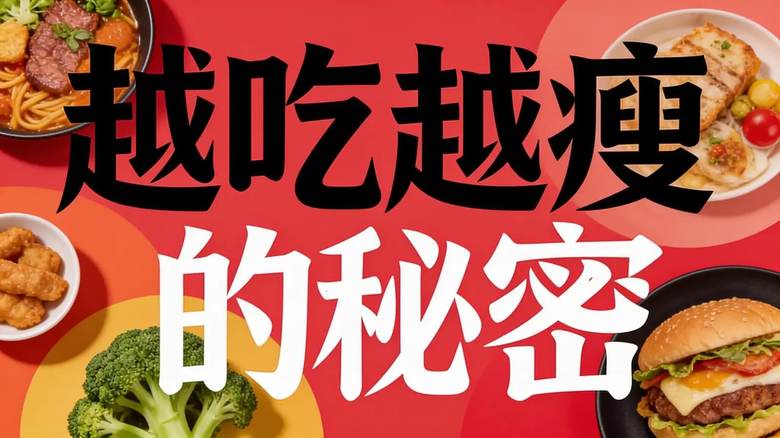 越吃越瘦的秘密