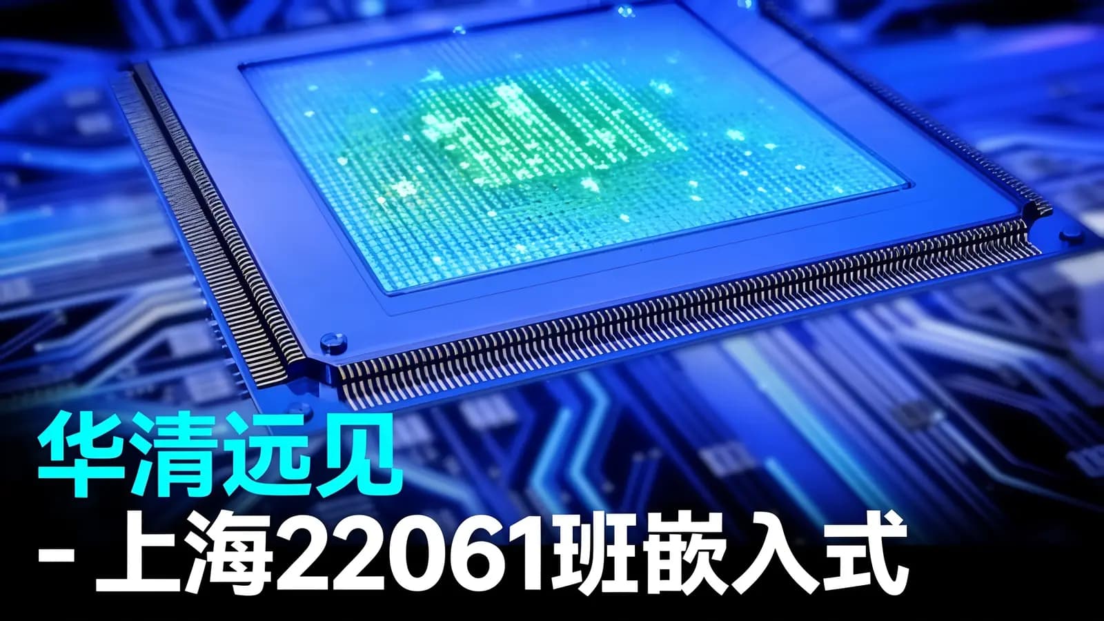 华清远见 - 上海22061班嵌入式